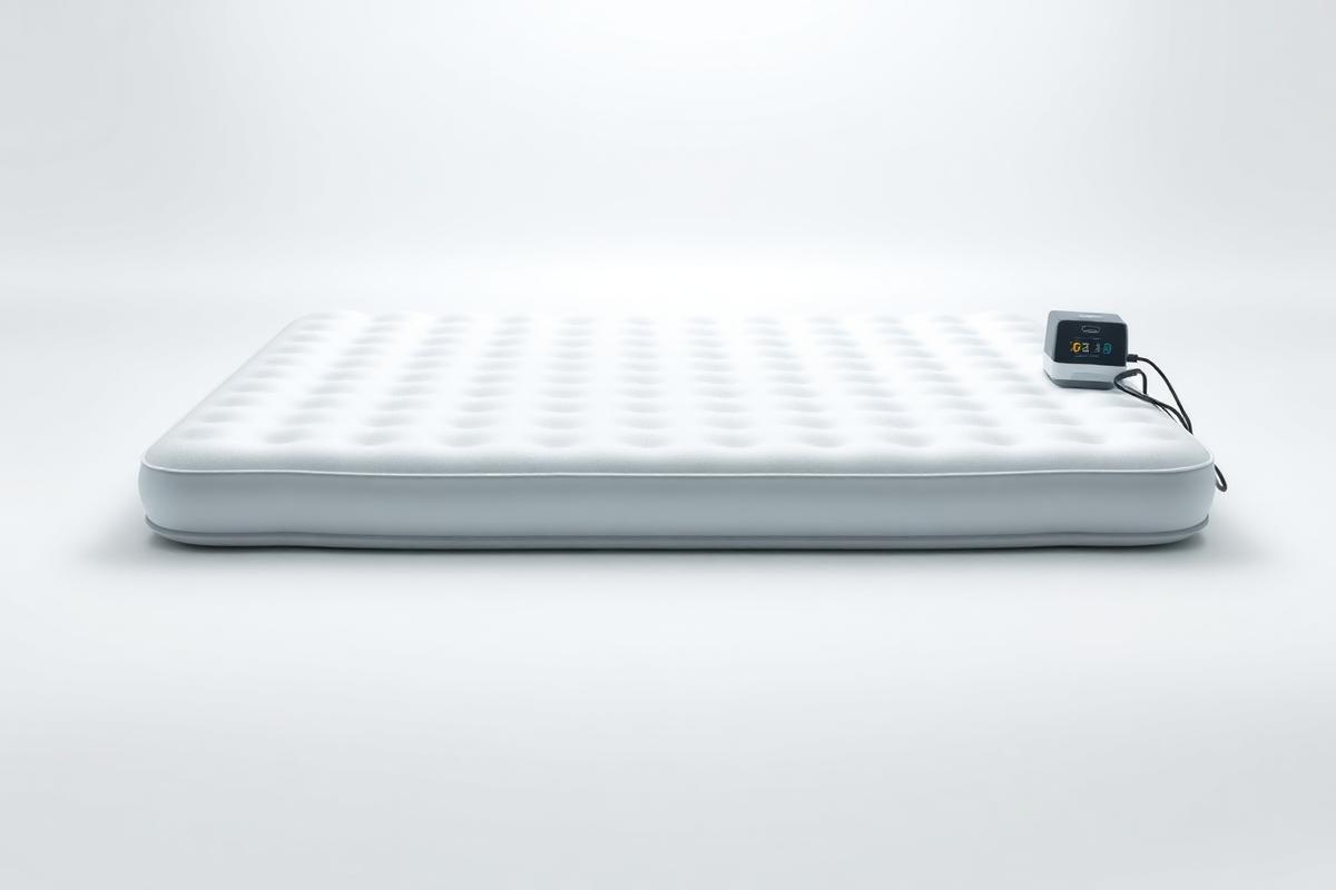 Alternating pressure air mattress with electric pump for bed-bound patient care